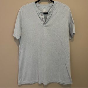 Light Blue Mossimo Polo Button Shirt